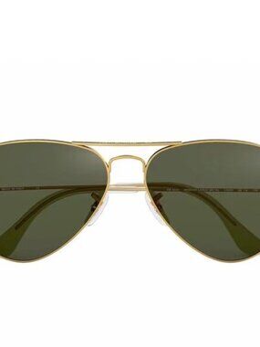 Ray-Ban 3025 Green Aviator Sunglasses 58mm